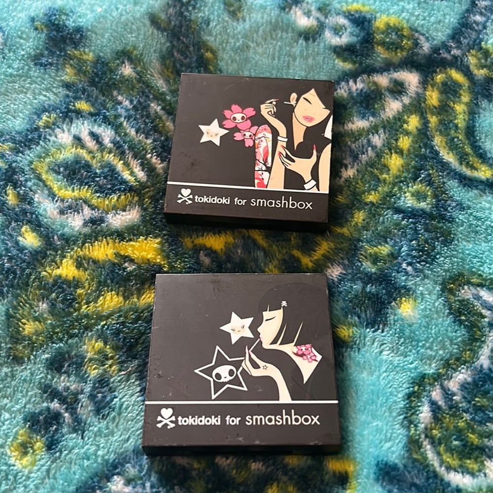 Smashbox & tokidoki eyeshadow quad palettes: Modella & Celebrita